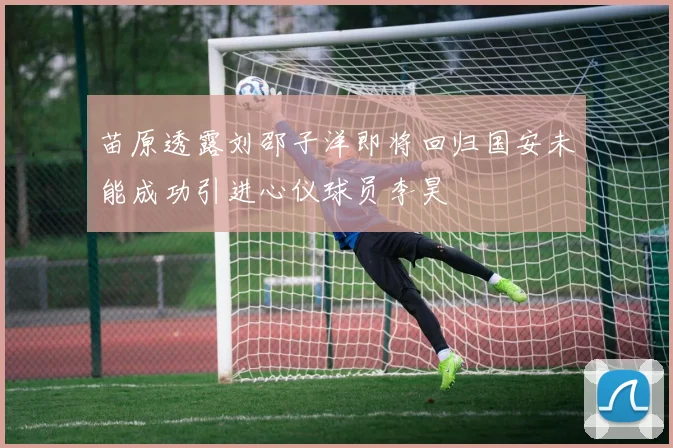 苗原透露刘邵子洋即将回归国安未能成功引进心仪球员李昊